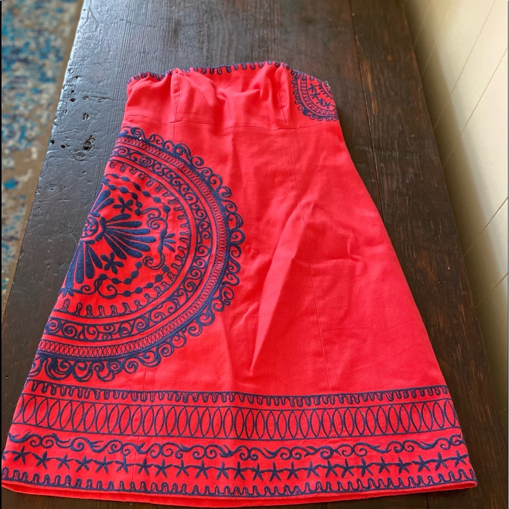 Worn once cute summer strapless dress